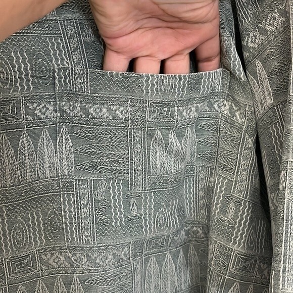 Jamaica Jaxx Men’s Silk Hawaiian Vacation Short Sleeve Button Down Shirt XXL - Picture 9 of 12